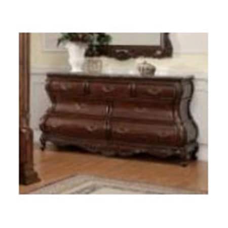 Myco Furniture Calidonian Cherry Marble Dresser CA7737DR